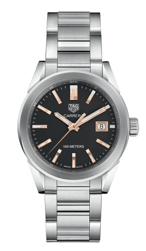 TAG Heuer Carrera Quartz 36 Stainless Steel / Black / Bracelet